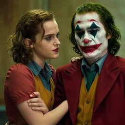 emma watson as jack nicholson the joker, 8 k, movie still