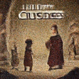 still from The Crusades, Laika, stop-motion film (1924)