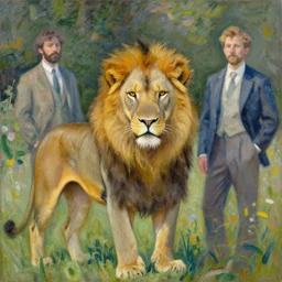 lion by liam brazier, gu kaizhi, stephen bliss, monet
