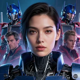 journey to cybertron, portrait of a beautiful woman, high detail, cyberpunk vibe, face, by gaston bussiere, bayard wu, greg rutkowski, auguste bourotte, bastien deharme, masterpiece, sharp focus, cinematic lightning