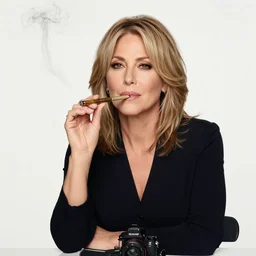 martha stewart smoking a blunt, ( sony a 7 r iv, symmetric balance, polarizing filter, photolab, lightroom, 4 k, dolby vision, photography awardm, voque, perfect face )