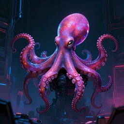 cyberpunk octopus