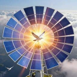 birds eye solar phenomenon, absolutely stunning, 4k, 8k, trending on Artstation,