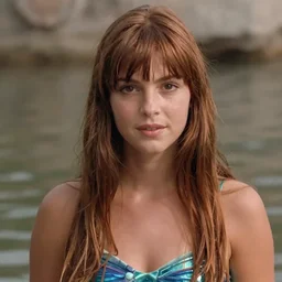 full color still of a half mermaid Swede with hazel bangs, 2011 cinematography, directed by Louis Leterrier
