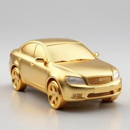 a car made of gold