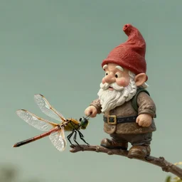 Cinematography of a gnome riding over a dragonfly by Emmanuek Lubensky