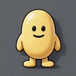 do a very sus bean in the shape of amoungus