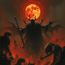 dante's inferno, dark style