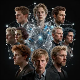 highly detailed surreal vfx avante garde portrait of a futuristic 3 d non - euclidean hyperdimensional communications network, hyperrealistic, octane render, chiaroscuro, inspired by james jean, android jones, carne griffiths, gerard brom, denis villeneuve, johannen voss, alphonse mucha, frostbite 3 engine