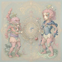 breathtaking delicate detailed concept art illustration, by hsiao - ron cheng, bizarre compositions, exquisite detail, pastel colors, ornate background, 8 k