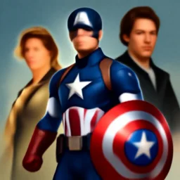 jonathan taylor thomas as captain america, illustration by ruan jia and mandy jurgens and william - adolphe bouguereau, artgerm, 4 k, digital art, surreal, space dandy style, highly detailed, godsend, artstation, digital painting, concept art, smooth, sharp focus, illustration by ruan jia and mandy jurgens and william - adolphe bouguereau