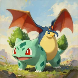bulbasaur renaissance painting