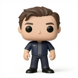 full body 3d render of Ben Shapiro as a funko pop, studio lighting, white background, blender, trending on artstation, 8k, highly detailed