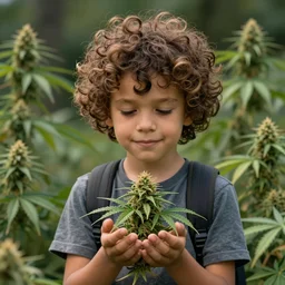 curly hair little kid boy cannabis, hemp, marijuana, weed, realistic shaded, cinematic volumentric lighting, david marquez, mike deodato jr, ilya kuvshinov, makoto shinka, behance hd by jesper ejsing, by rhads, hyper detailed, octane render, concept art, artstation