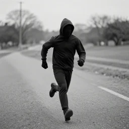black and white photograph of an unidentified creature chasing you