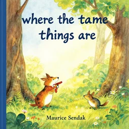 where the tame things are, illustration by maurice sendak, award winning illustration