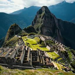 cyberpunk Machu Picchu