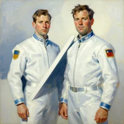 rich evans space cop painting by jc leyendecker!! phil hale!, angular, brush strokes, painterly, vintage, crisp