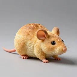an edible!!! rat!!! sculpture!! made entirely out of ( bread ), food photography, studio lighting, delicious