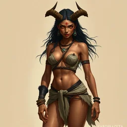 beautiful indian figure, light brown skin, crop top and shorts, venizian era, demonic eyes, extremely detailed, sharp focus, smooth, digital illustration, by rossdraws, frank franzzeta