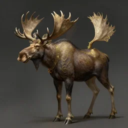 concept art of a fantasy moose spirit, intricate, d & d, fantasy, art nouveau, digital painting, trending on artstation, sharp focus, illustration, global illumination, ray tracing, art by artgerm and greg rutkowski and ruan jia