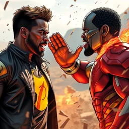 tony stark slaps chris rock