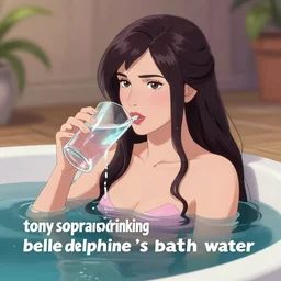 “ tony soprano drinking belle delphine ’ s gamer girl bath water ”