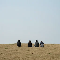 People alone