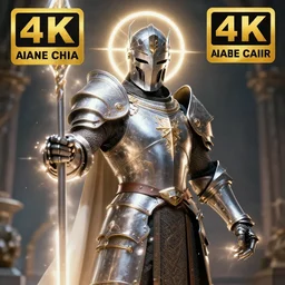 photo of a holy paladin with light powers, highly detailed, 4 k, hdr, smooth, sharp focus, high resolution, award - winning photo