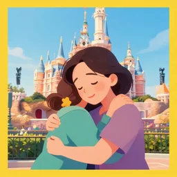 bring a mother by disney concept artists, blunt borders, rule of thirds, vibrant colors, emotional