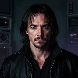 chuck norris, darkwave, darksynth, character portrait, sharp, digital matte painting, art by luis royo, greg rutkowski, wlop, dramatic lighting, trending on artstation