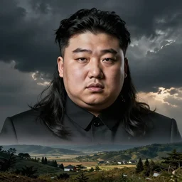 kim jong un with long hair