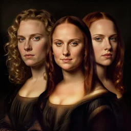 portrait of natalie portman and scarlet johansson in star war movie by albrecht durer, jean delville, jan van by, da vinci, craig mullins