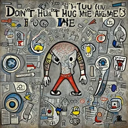 Renaissance style painting of Red Guy from Don't Hug Me I'm Scared