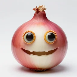 onion with face of gecko 🦎