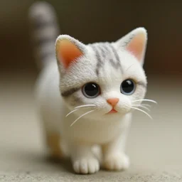 a microscopic cat. animal photography, - s 5 0