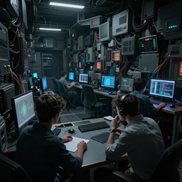 a journey through a computer's nightmare, highly detailed, 4 k, trending on artstation