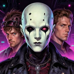 highly detailed portrait of pinhead from hellraiser by alex grey, patrick woodroffe, mark ryden created by gustave dore and greg rutkowski, high detailed, smooth draw, synthwave neon retro, intricate, realistic proportions, dramatic lighting, trending on artstation