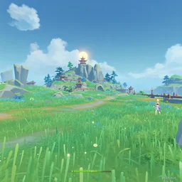 genshin impact landscape screenshot