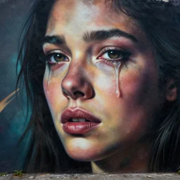 dale of the cry,in the style of Arthur Thomson ATom and Don Maitz,trending on artstation, atmospheric closeup view street art , hyperrealism , movie poster, very very elegant, Chiaroscuro