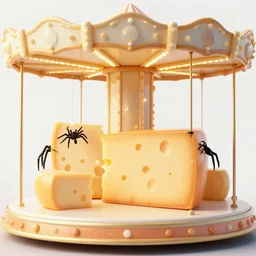 spider cheese carousel