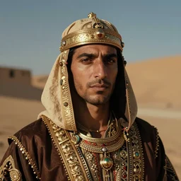 A Moroccan samurai, portrait, by Richard Avedon, Derek Ridgers, Mert and Marcus