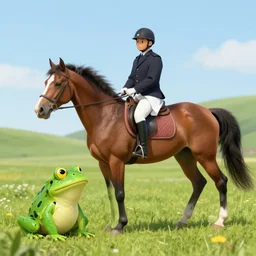 frog horse, horse frog