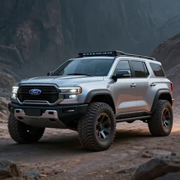 an offroad concept suv designed by ram and ford, dunkirk, artstation, an epic fantasy, cinematic lighting, hyper realistic, photographic, sharp focus, by greg rutkowski and wolp