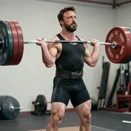 ben affleck as a powerlifter, masculine, realistic, 4 k hd