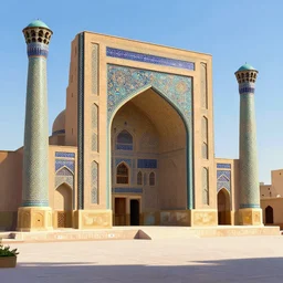 modern building in style of persian monuments, 8k, hyperdetailed,  trending on artstation, illustration, concept art