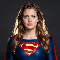 a portrait of supergirl, by yusuke murata