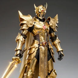 gold paladin by kekai kotaki