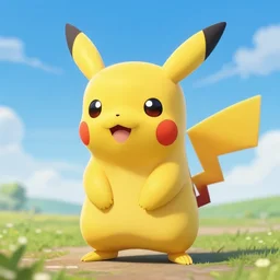 a realistic photo of pikachu