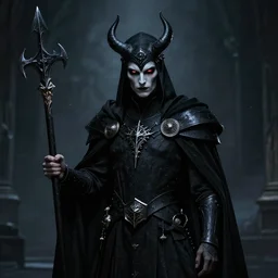 inquisitor of Mephistopheles portrait, darkwave